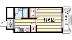 メゾンUQ  ｜ 兵庫県神戸市西区大津和2丁目（賃貸アパート1R・2階・18.11㎡） その2