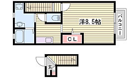 ユニベール神戸  ｜ 兵庫県神戸市西区玉津町西河原（賃貸アパート1K・2階・30.61㎡） その2