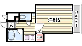 カレッジタウングリーンヒルA棟  ｜ 兵庫県神戸市西区伊川谷町有瀬（賃貸マンション1K・2階・25.00㎡） その2