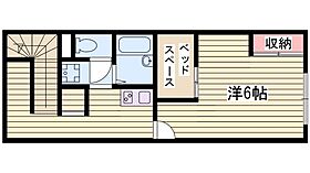 レオパレス望  ｜ 兵庫県明石市魚住町金ケ崎宮ノ前743-2（賃貸アパート1K・2階・28.02㎡） その2