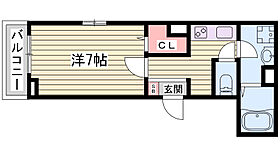 ガーデンハウス・ＫIII  ｜ 兵庫県明石市西明石西町2丁目7番12号（賃貸アパート1K・3階・26.93㎡） その2