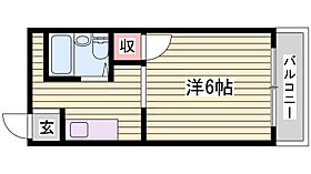 シャンポール藤井  ｜ 兵庫県明石市明南町2丁目（賃貸アパート1K・1階・18.00㎡） その2