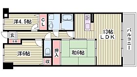 プラザハイツ二ツ屋D棟  ｜ 兵庫県神戸市西区二ツ屋2丁目（賃貸マンション3LDK・3階・66.84㎡） その2