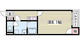 レオネクスト自由が丘 101 ｜ 兵庫県三木市志染町中自由が丘3丁目360-5（賃貸アパート1K・1階・25.89㎡） その2