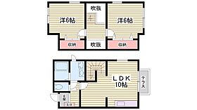 エルンストＴ・Ｙ 103 ｜ 兵庫県神戸市西区大沢2丁目10-10（賃貸アパート2LDK・1階・58.17㎡） その2