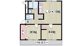 高津橋農住団地Ｃ棟  ｜ 兵庫県神戸市西区玉津町高津橋（賃貸マンション2LDK・5階・42.80㎡） その2