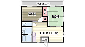 ドゥ・ホーム魚住  ｜ 兵庫県明石市魚住町中尾（賃貸アパート2LDK・4階・51.80㎡） その2