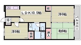 ラフォーレ人丸  ｜ 兵庫県明石市東人丸町（賃貸マンション3LDK・3階・60.08㎡） その2