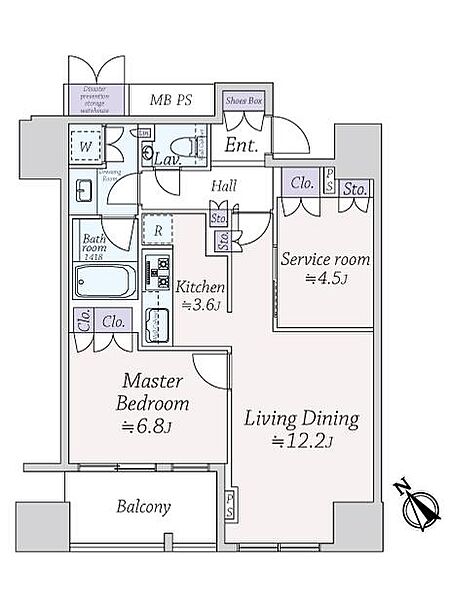 間取りを拡大表示