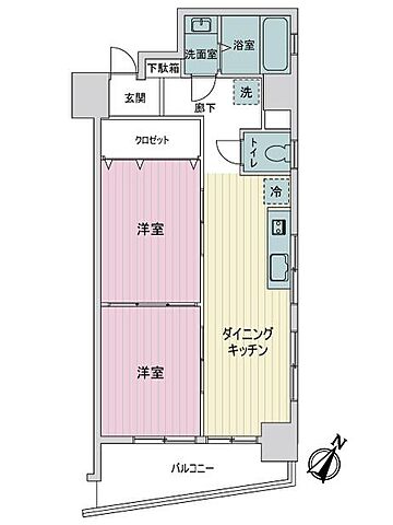間取り 下谷第2サマリヤマンション 7階/-
