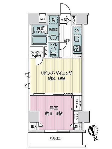 間取りを拡大表示