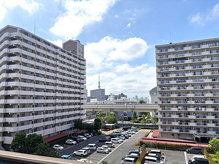 6階共用廊下からの眺望