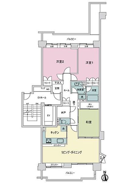 間取りを拡大表示