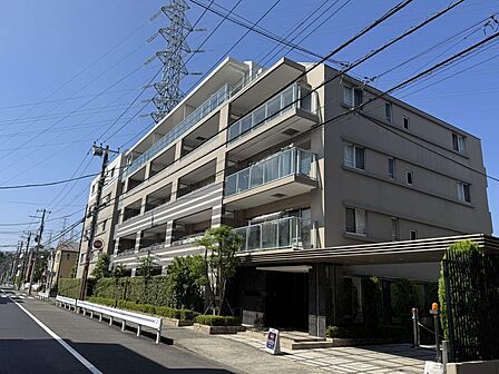 エントランス・駐車場入口に庇を設け重厚感のある外観