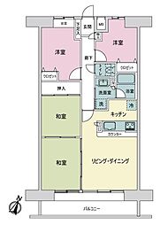藤和シティコープ三河安城 4LDKの間取図画像