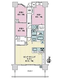 間取図画像 3LDK
