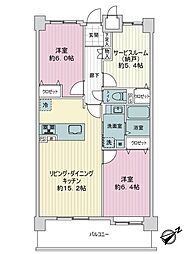 間取図画像 2SLDK