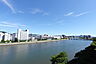 バルコニー：南東向きバルコニーから京橋川の眺望