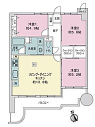 間取図画像 3LDK