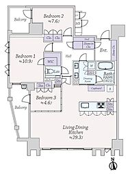 間取図画像 3LDK