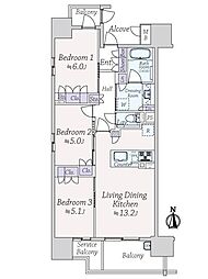 間取図画像 3LDK