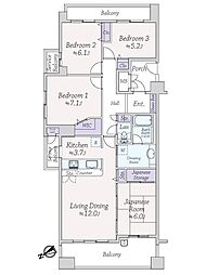 間取図画像 4LDK
