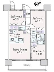 間取図画像 3LDK