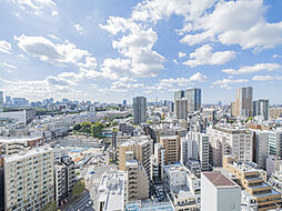 西側バルコニーからの眺望（眺望は永続的に保証されるものではありません。）