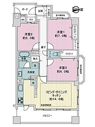 間取図画像 3LDK