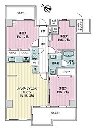 間取図画像 3LDK