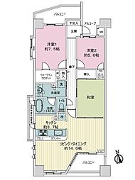 間取図画像 3LDK