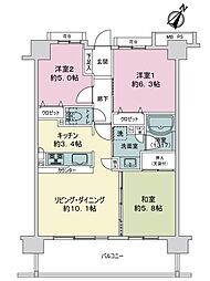 間取図画像 3LDK