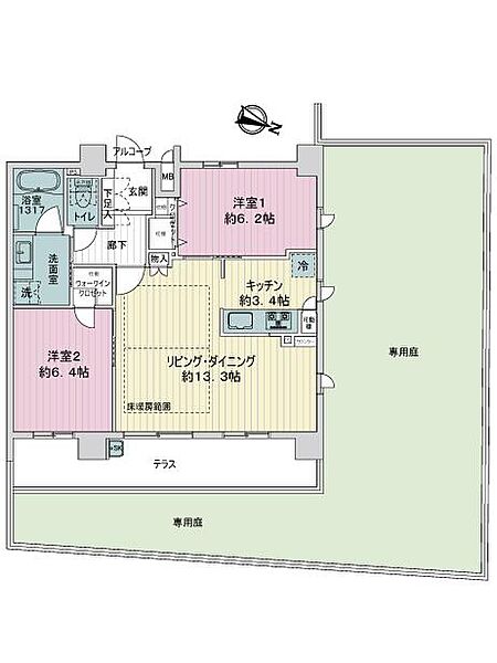 間取りを拡大表示