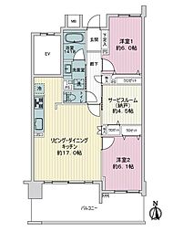 間取図画像 2SLDK