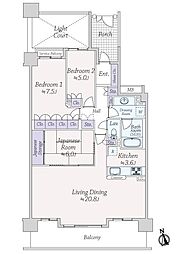 間取図画像 3LDK