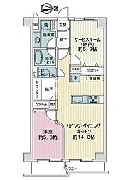 コープ野村大塚 1SLDKの間取図画像