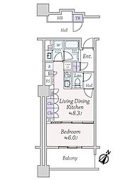 間取図画像 1LDK