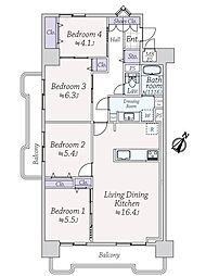 間取図画像 4LDK