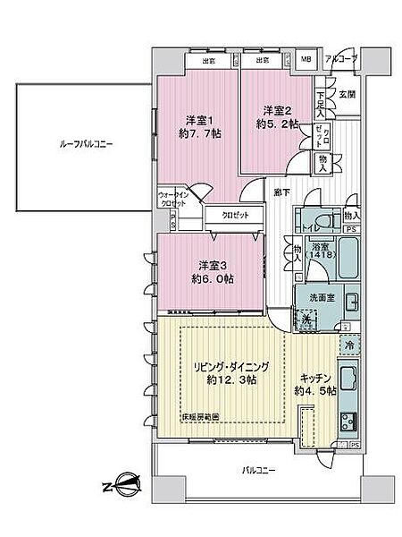 間取りを拡大表示