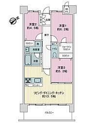 間取図画像 3LDK