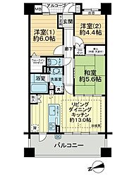 間取図画像 3LDK