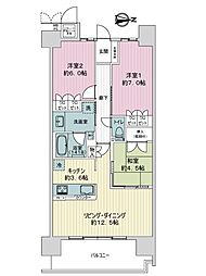 間取図画像 3LDK