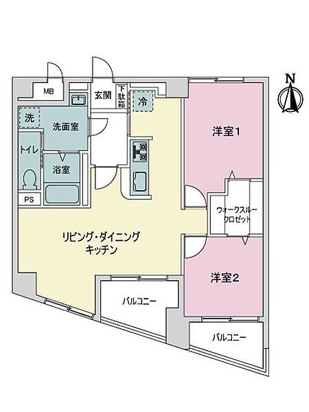 間取りを拡大表示