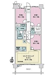 間取図画像 3LDK