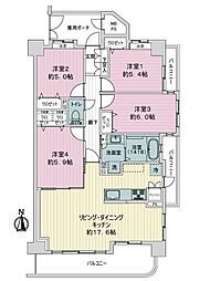 ライオンズマンション岐阜シティ 4LDKの間取図画像