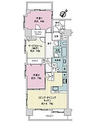 間取図画像 2SLDK