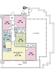 サンシティ明石大久保 4LDKの間取図画像