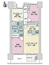 間取図画像 2SLDK