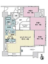 間取図画像 3LDK