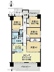 間取図画像 4LDK